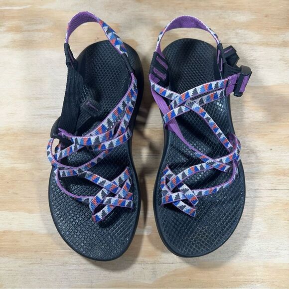 Chaco Purple Strappy Sandals Women’s Size 9 - Picture 2 of 8